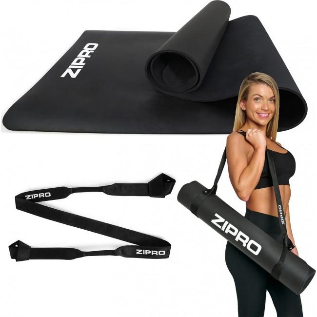 Коврик для йоги Zipro Natural Rubber 183×61×0,6 см с ремешком