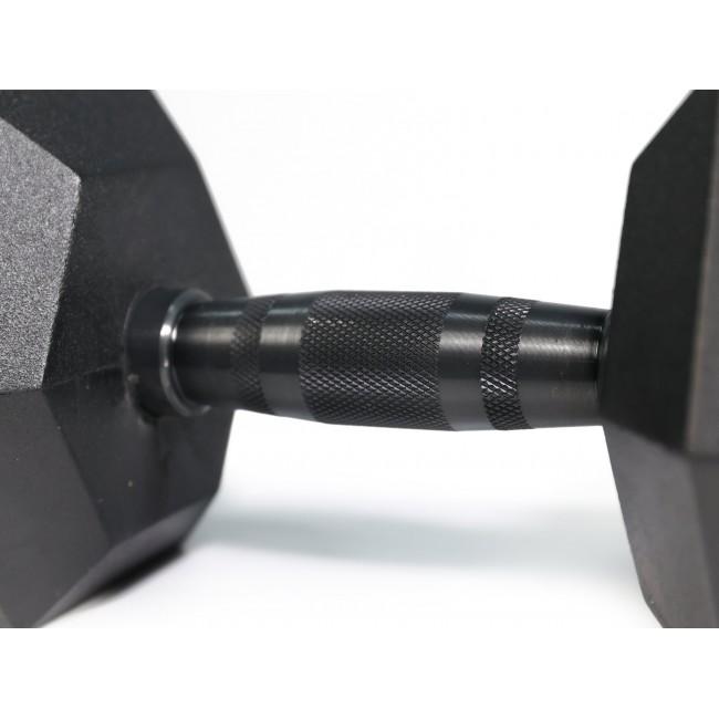 Гантель прорезиненный Zipro HEX 1 х 2,5 кг