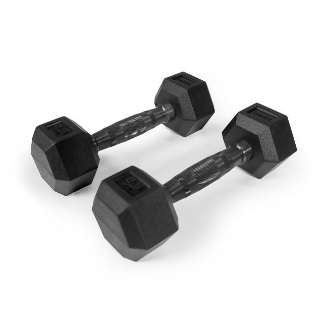 Гантель прорезиненный Zipro HEX 1 х 2,5 кг