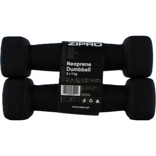 Неопреновые гантели Zipro 2 х 1 кг