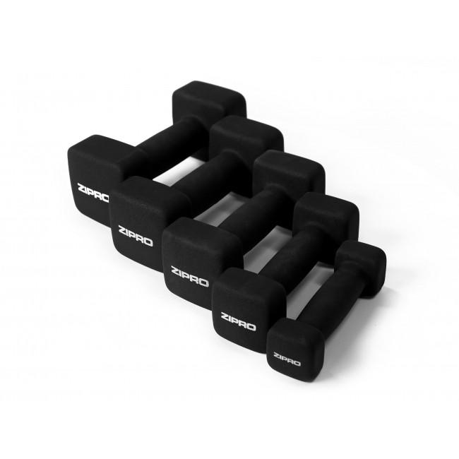 Неопреновые гантели Zipro 2 х 4 кг