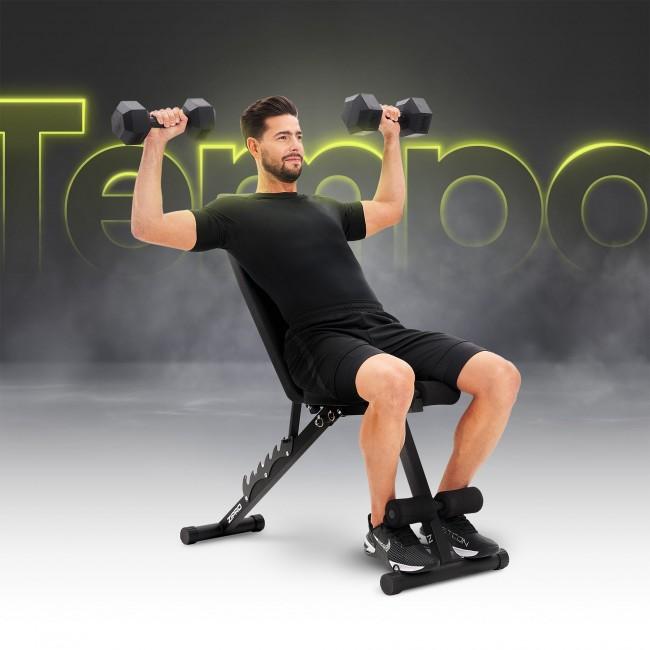 Скамья тренировочная Zipro Tempo с эспандерами