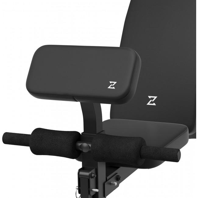 Скамья тренировочная с партой скотта и эспандерами Zipro Volume