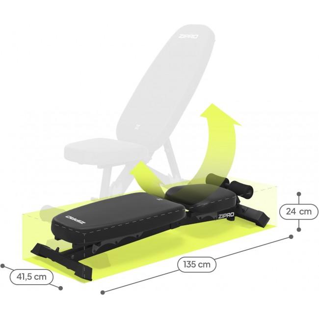 Скамья тренировочная Zipro Jacked
