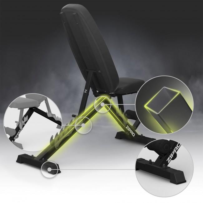 Скамья тренировочная Zipro Jacked