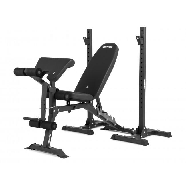 Скамейка со стойками под штангу Zipro Superset