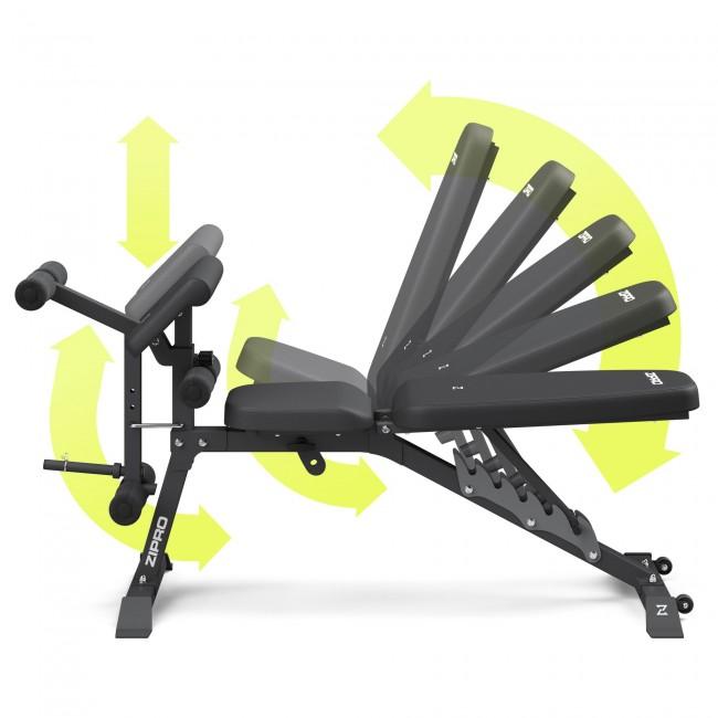 Скамья для жима со стойками Zipro Superset