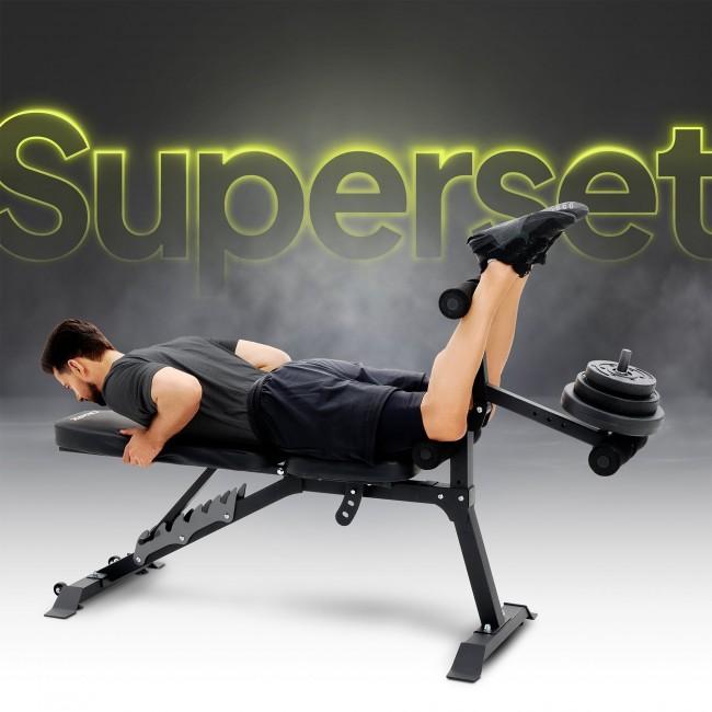 Скамья для жима со стойками Zipro Superset