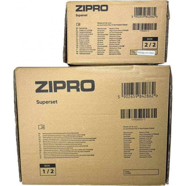 Скамья для жима со стойками Zipro Superset