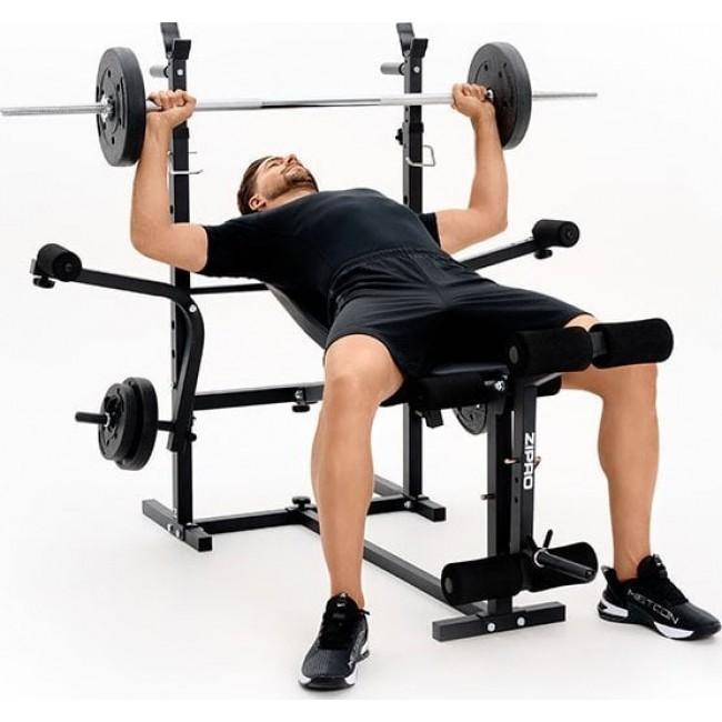 Скамья для жима штанги многофункциональная Zipro Ripped