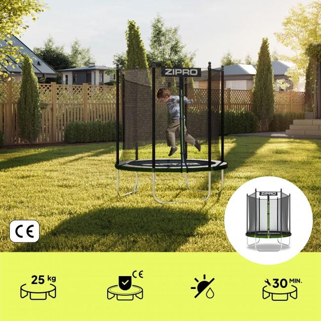Батут Zipro Jump Pro OUT с внешней сеткой 4FT (127 см)