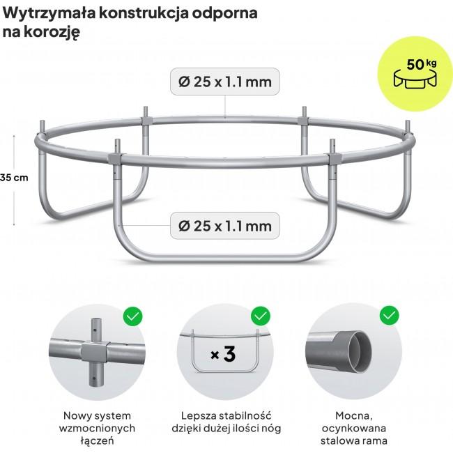 Батут Zipro Jump Pro OUT с внешней сеткой 4FT (127 см)