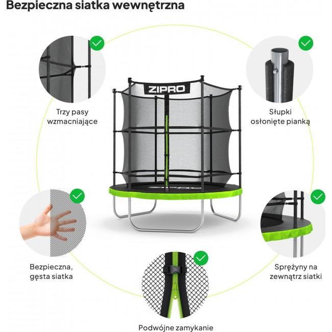 Батут Zipro Jump Pro с внутренней сеткой 6FT (183 см)