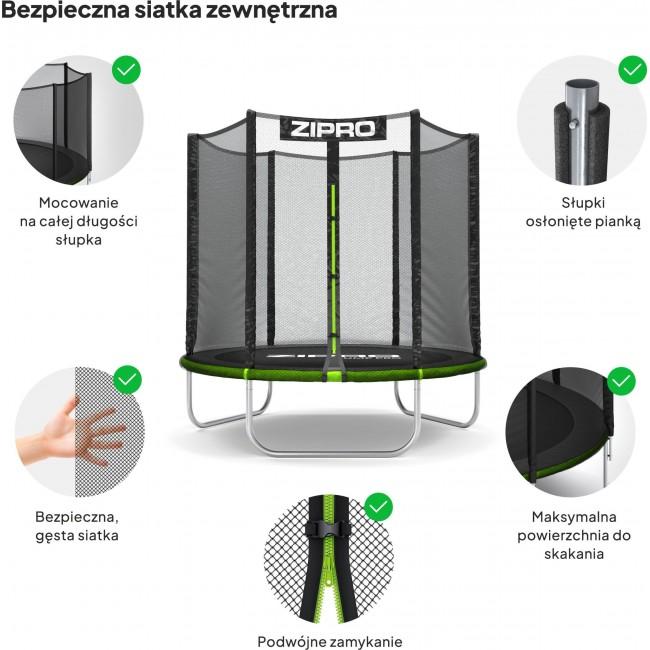 Батут Zipro Jump Pro OUT с внешней сеткой 6FT (183 см)