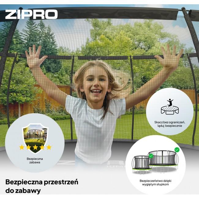 Батут Zipro Jump Pro Premium с внутренней сеткой 16FT (496 см)