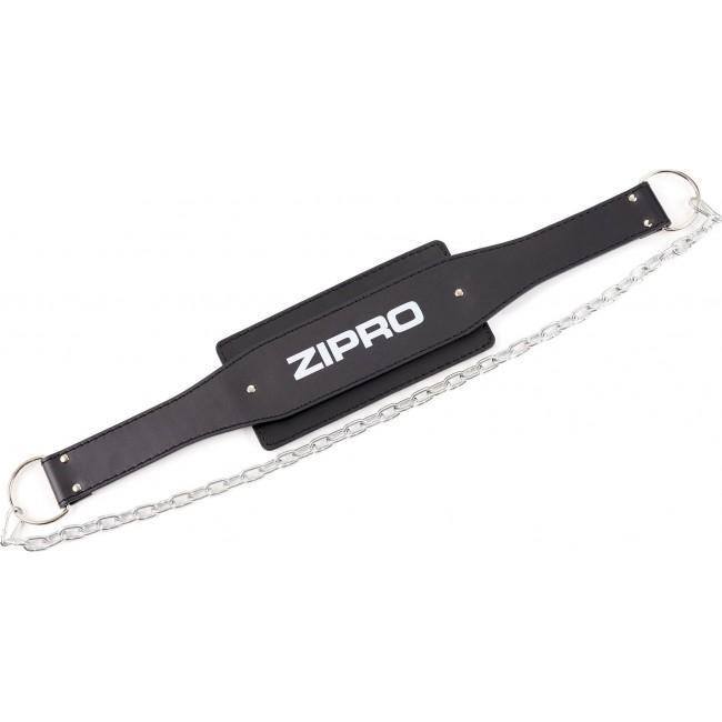 Пояс для тренировок с отягощением Zipro Dip Belt с цепью