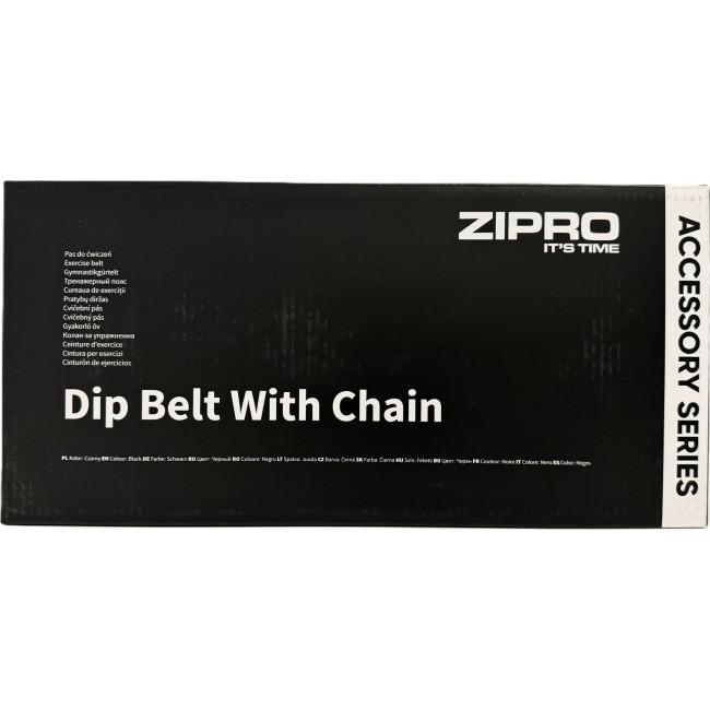 Пояс для тренировок с отягощением Zipro Dip Belt с цепью