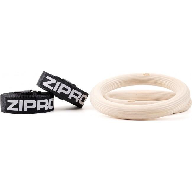 Гимнастические кольца деревянные Zipro Wooden Ring
