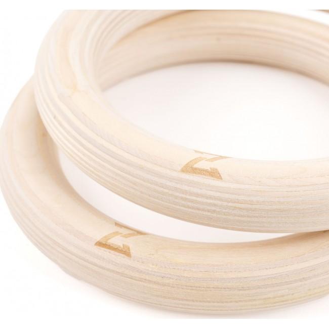 Гимнастические кольца деревянные Zipro Wooden Ring