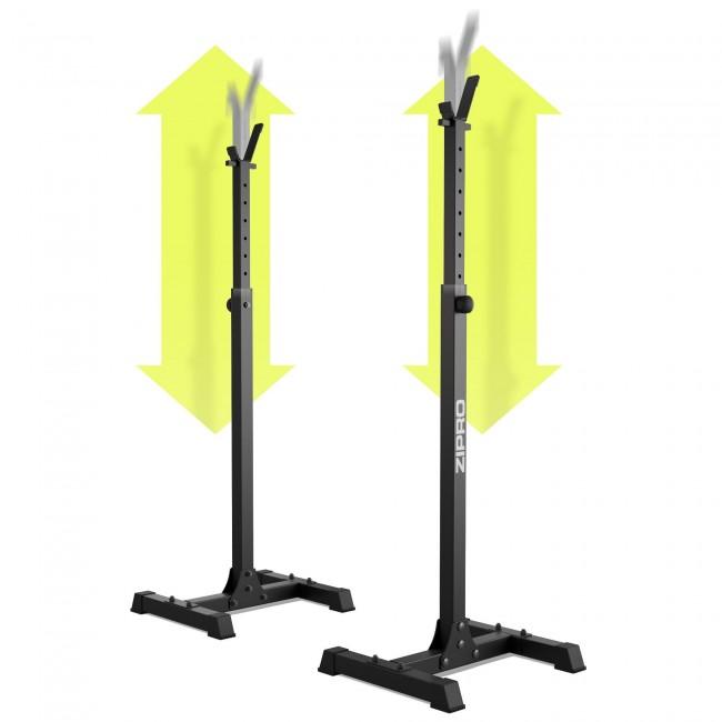 Стойки под штангу регулируемые Zipro Push