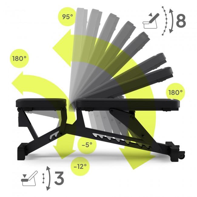 Регулируемая тренировочная скамья Zipro Pumpiron