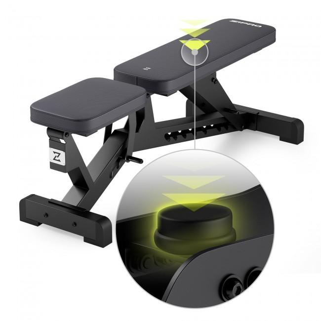 Регулируемая тренировочная скамья Zipro Pumpiron