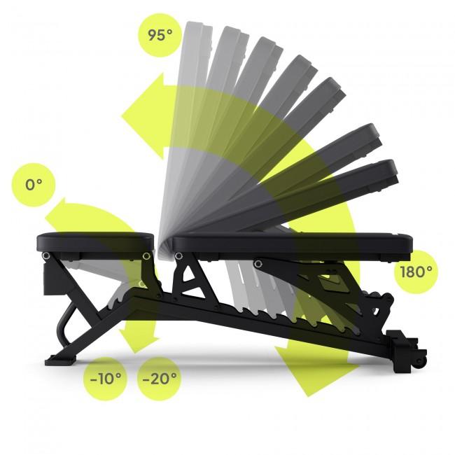 Регулируемая тренировочная скамья Zipro Nocardio