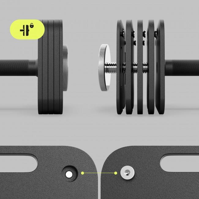 Регулируемая гантель Zipro Square 16кг