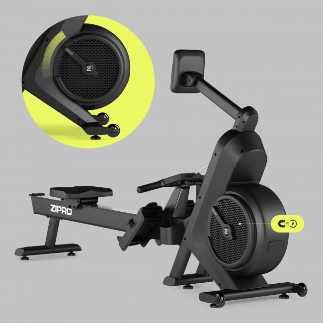 Гребной тренажер воздушно-магнитный Zipro Power 10