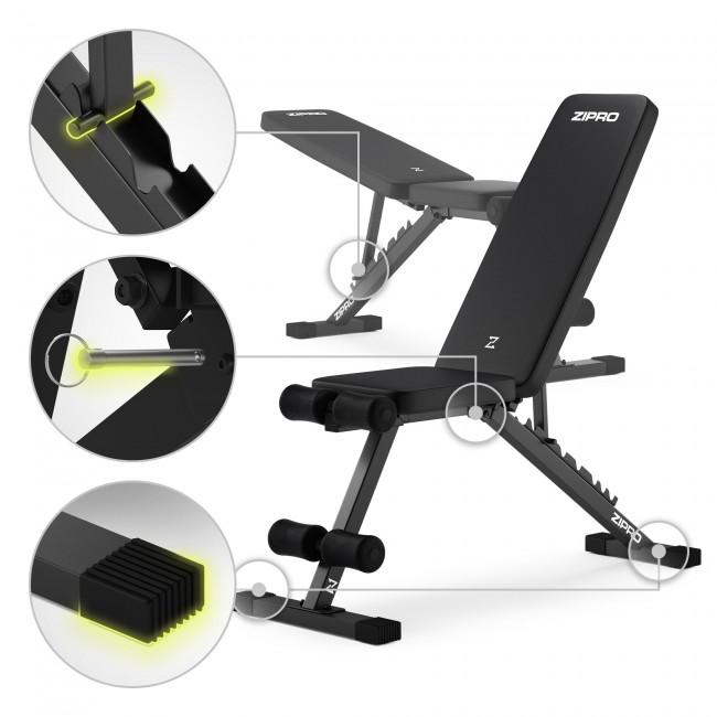 Скамья тренировочная Zipro Stride