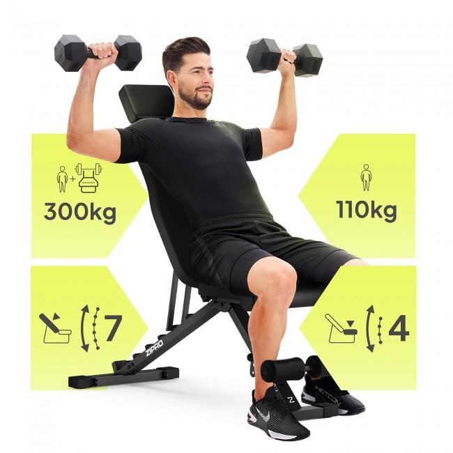 Складная тренировочная скамья Zipro Grind