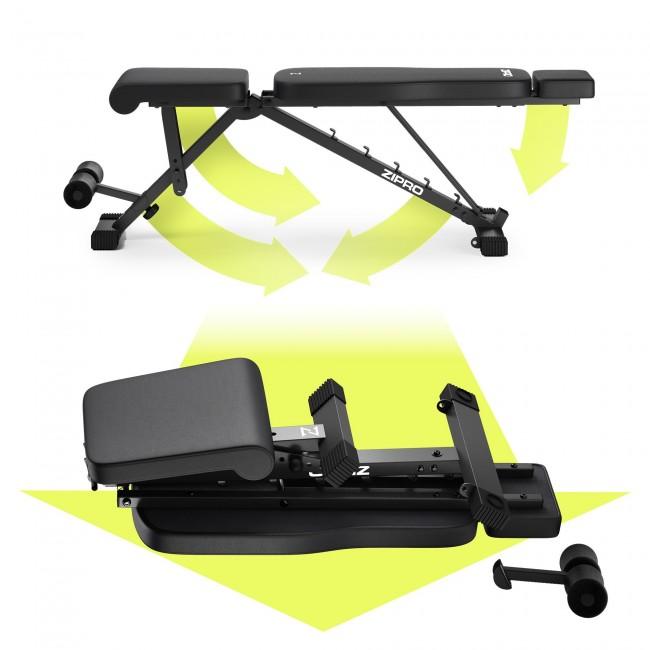 Складная тренировочная скамья Zipro Grind