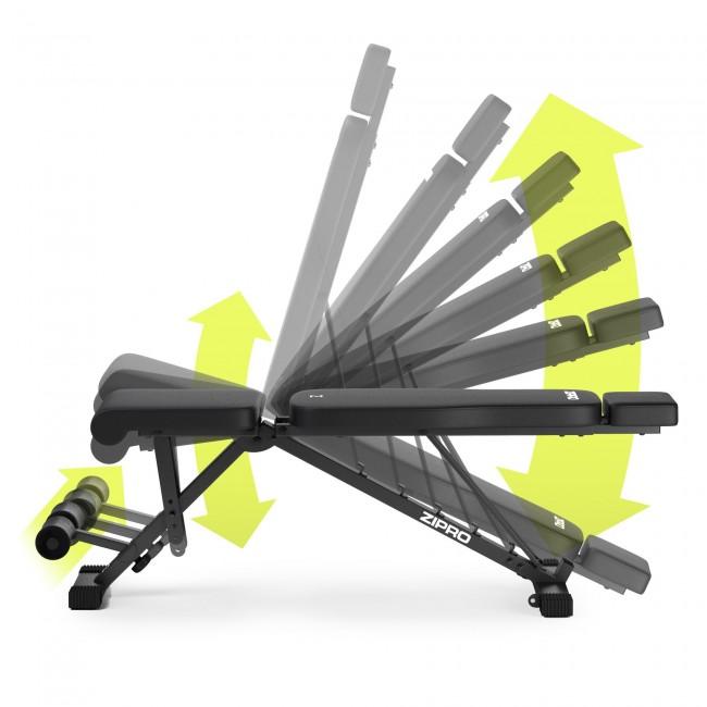 Складная тренировочная скамья Zipro Grind