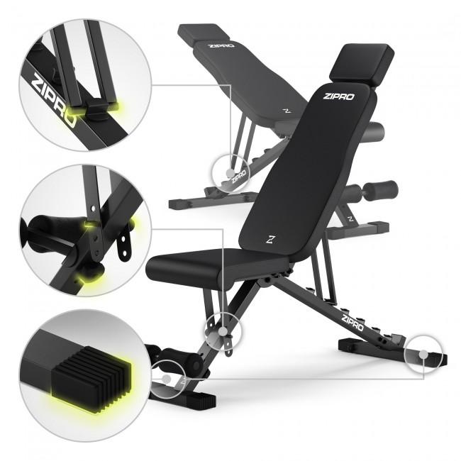 Складная тренировочная скамья Zipro Grind