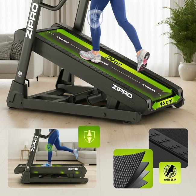 Беговая дорожка Zipro Shred с наклоном 40%.