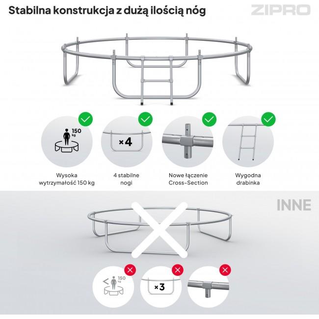 Батут Zipro Jump Pro с внутренней сеткой 8FT (252 см)