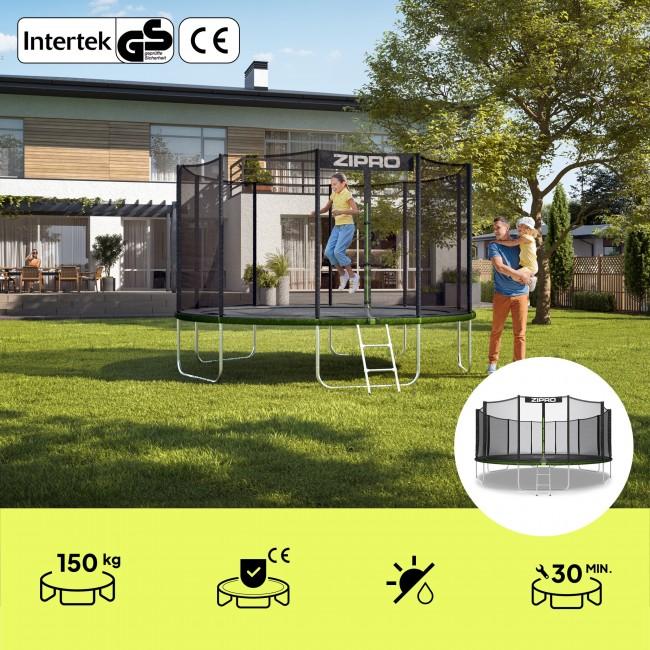Батут Zipro Jump Pro OUT с внешней сеткой 16FT (496 см)