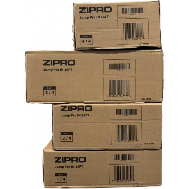 Батут Zipro Jump Pro с внутренней сеткой 16FT (496 см)