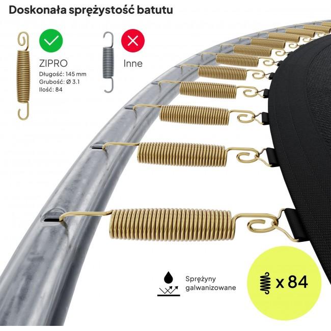 Батут Zipro Jump Pro OUT с внешней сеткой 14FT (435 см)