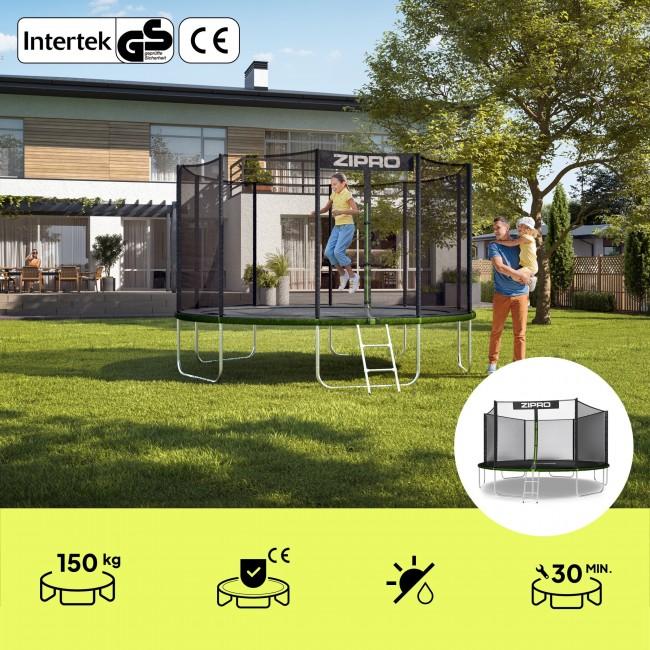 Батут Zipro Jump Pro OUT с внешней сеткой 14FT (435 см)