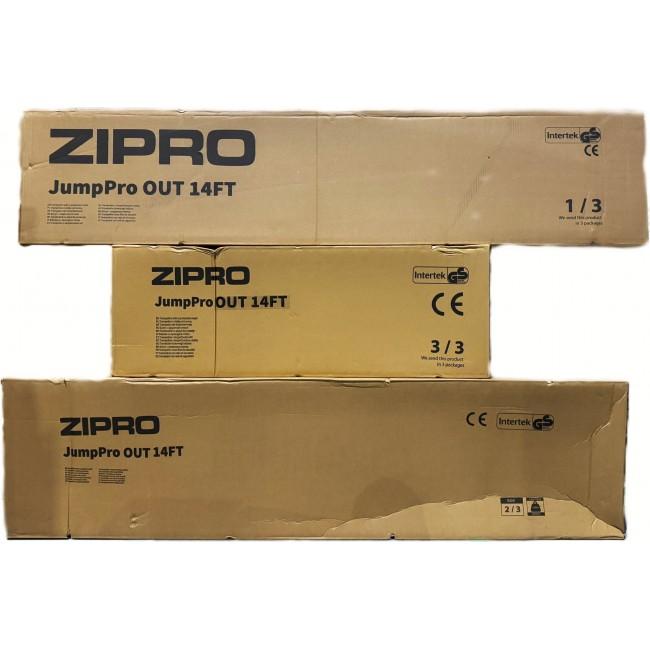 Батут Zipro Jump Pro OUT с внешней сеткой 14FT (435 см)