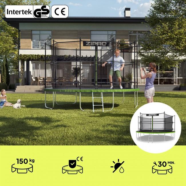 Батут Zipro Jump Pro с внутренней сеткой 14FT (435 см)