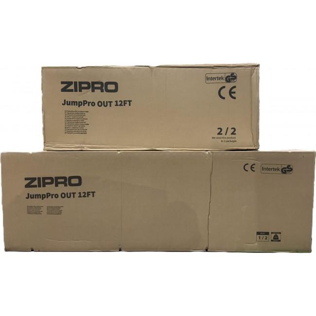 Батут Zipro Jump Pro OUT с внешней сеткой 12FT (374 см)