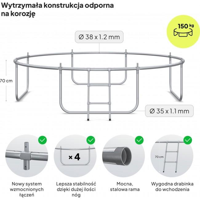 Батут Zipro Jump Pro OUT с внешней сеткой 10FT (312 см)