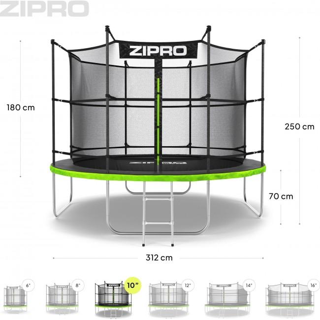 Батут Zipro Jump Pro с внутренней сеткой 10FT (312 см)