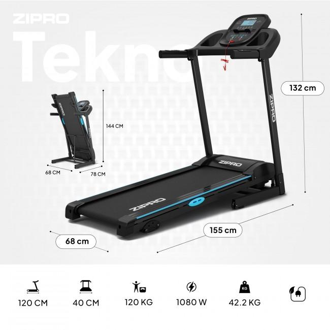 Электрическая беговая дорожка Zipro Tekno