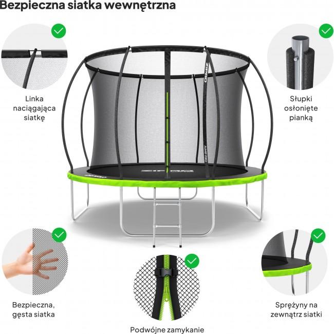 Батут Zipro Jump PRO Premium с внутренней сеткой  10FT 312см