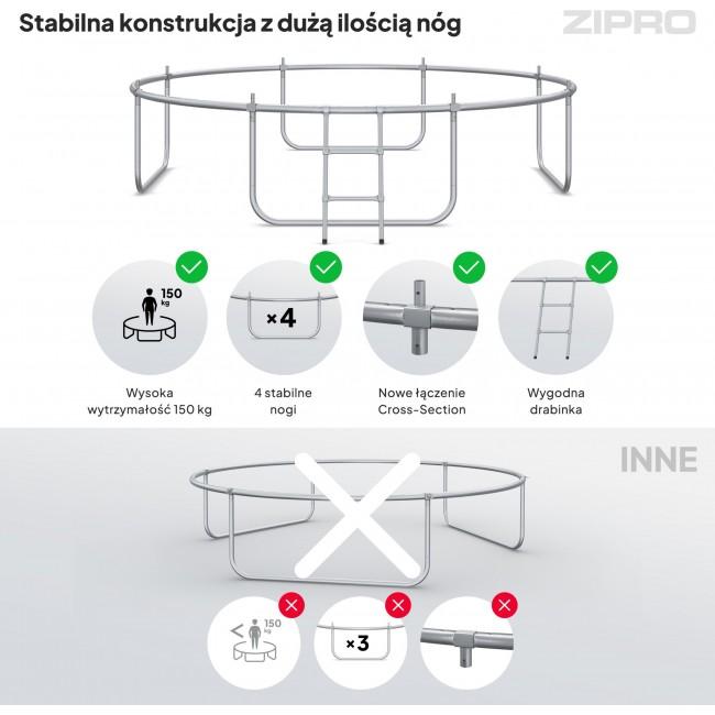 Батут Zipro Jump PRO Premium с внутренней сеткой  10FT 312см