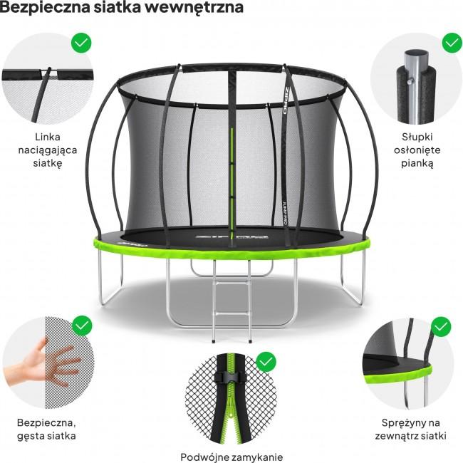 Батут Zipro Jump Pro Premium с внутренней сеткой 10FT (312 см)