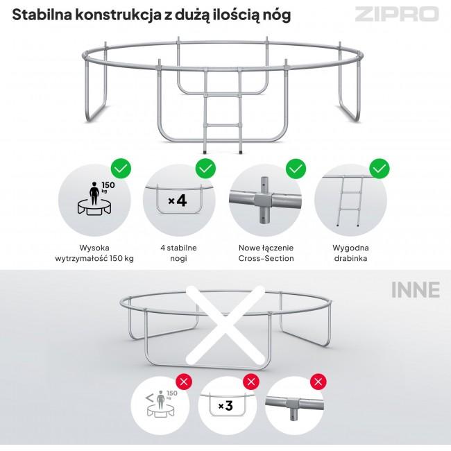 Батут Zipro Jump Pro Premium с внутренней сеткой 10FT (312 см)